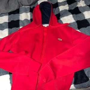 Red Medium (Mens) Lacoste Sport jacket.